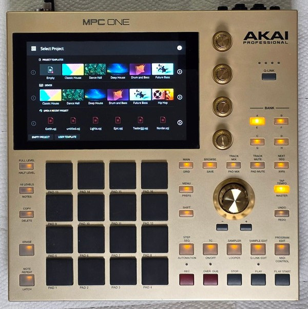 Akai Professional MPC ONE Standalone Music Production Center Gold Edition