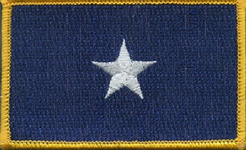 Bonnie Blue Flag Texas Star Dixie CSA Tactical Hook & Loop Morale Patch