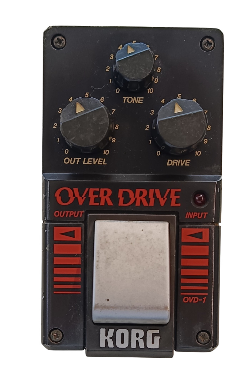 Korg Ovd-1 Overdrive Pedal Electric Guitar Used Japan 1984 Ovd 1