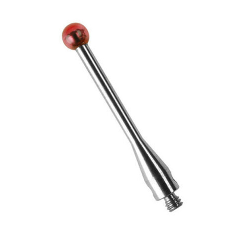 CMM Styli M2 Thread 3.0mm Ruby Sphere Stainless Steel Stem L20mm for A-5000-4160
