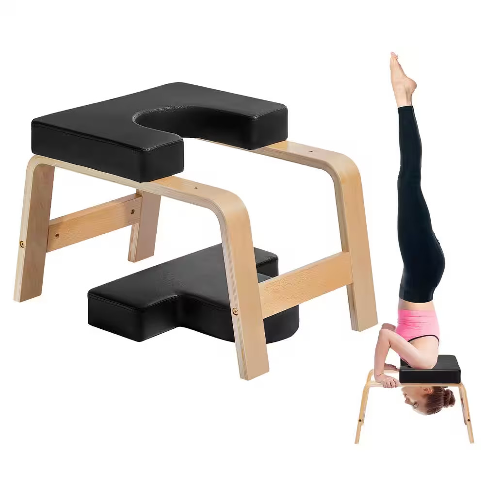 Yoga Headstand Bench, 300 Lbs. Capacity Yoga Inversion Chair for Family Gym, Hea