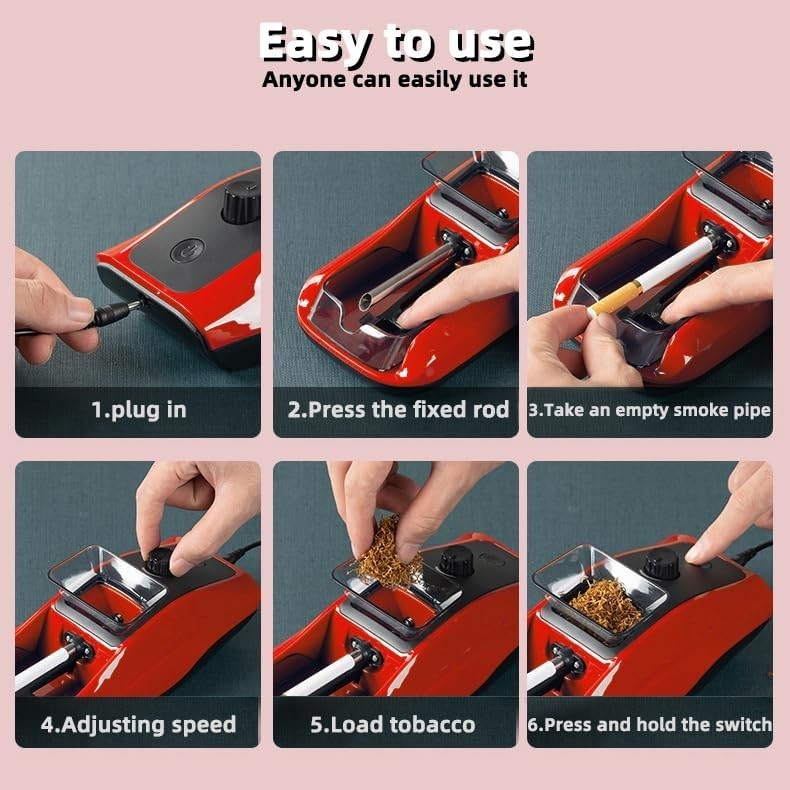 Portable Automatic Tobacco Injector Machine - Efficient Rolling, Quick Setup