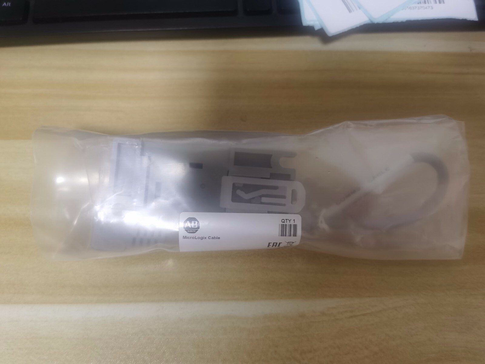 New AB 1763-NC01 MicroLogix DH-485 Comm Cable Surplus SEALED US