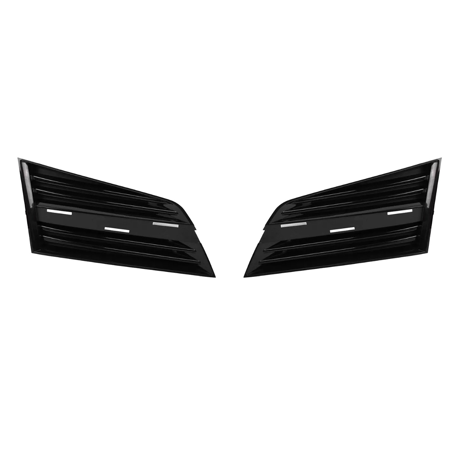 For 2015-2017 2018 2019 Cadillac ATS Front Bumper Cover Grille Assembly Kit 4pcs