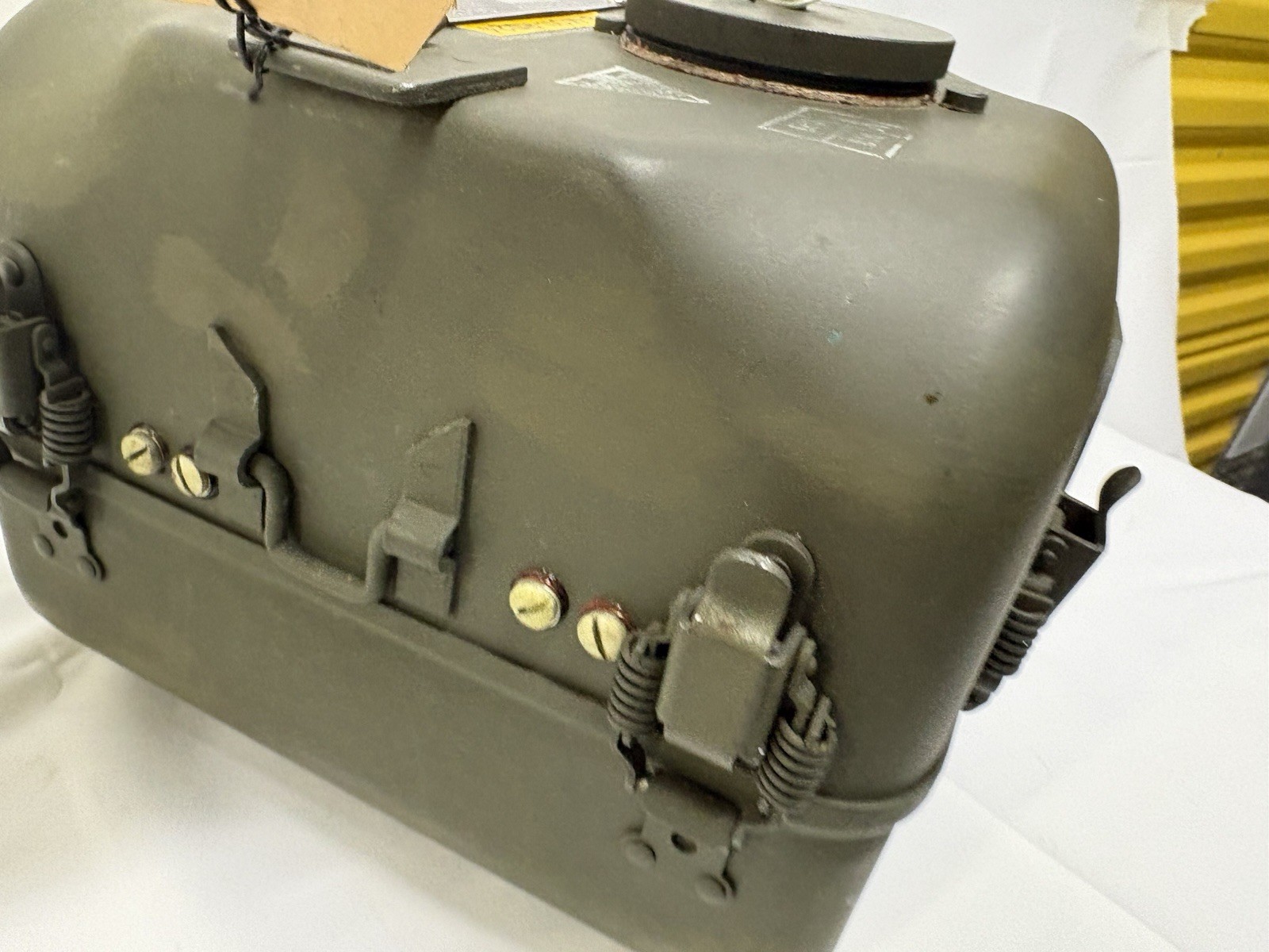 Vintage U.S. military hand generator GN-58-A-GY, made by Telefunken Germany