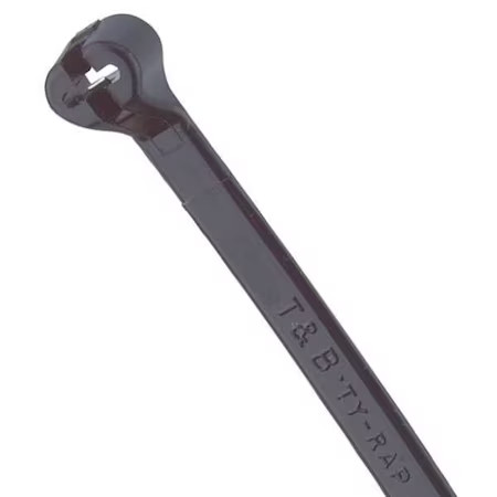 Ty-Rap Ty25mx-A Cable Tie, 7-1/2 In L, 1-3/4 In Max Bundle Dia., Black, Nylon