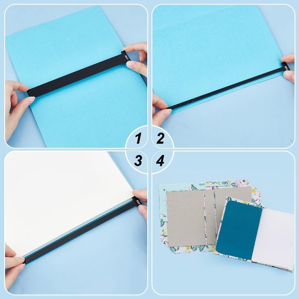 10-Piece Acrylic Bookbinding Tools Set for Precision Crafting & Album Making