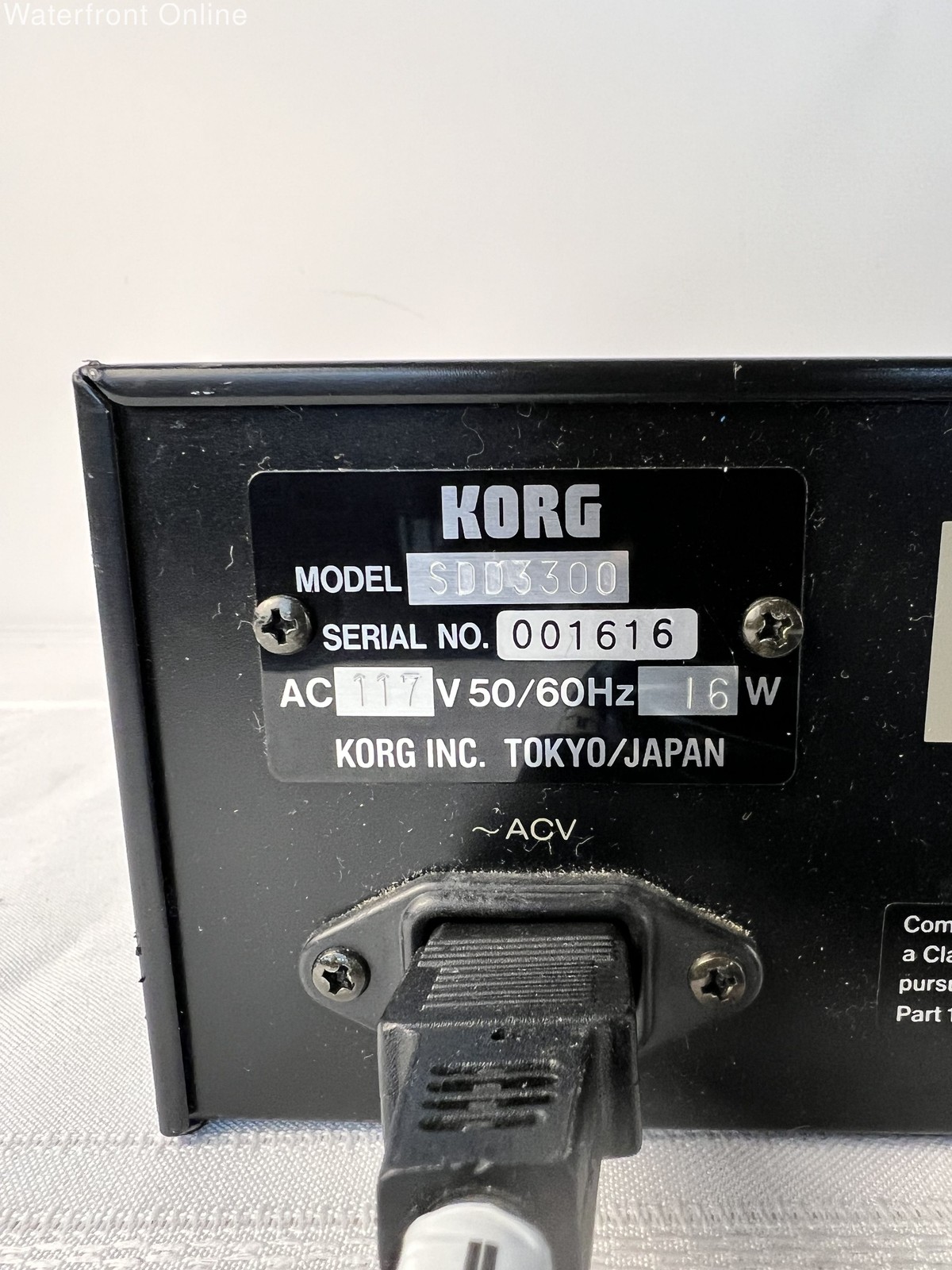 Korg SDD-3300 SDD3300 Triple Digital Delay Rack Module