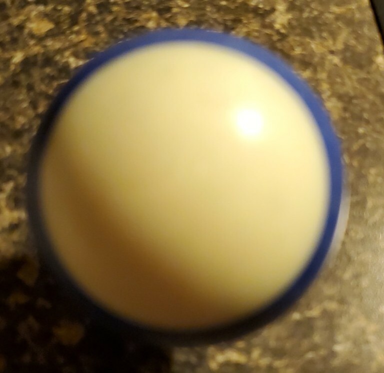 Replacement Vintage Pool Ball 10 Ball Striped Blue