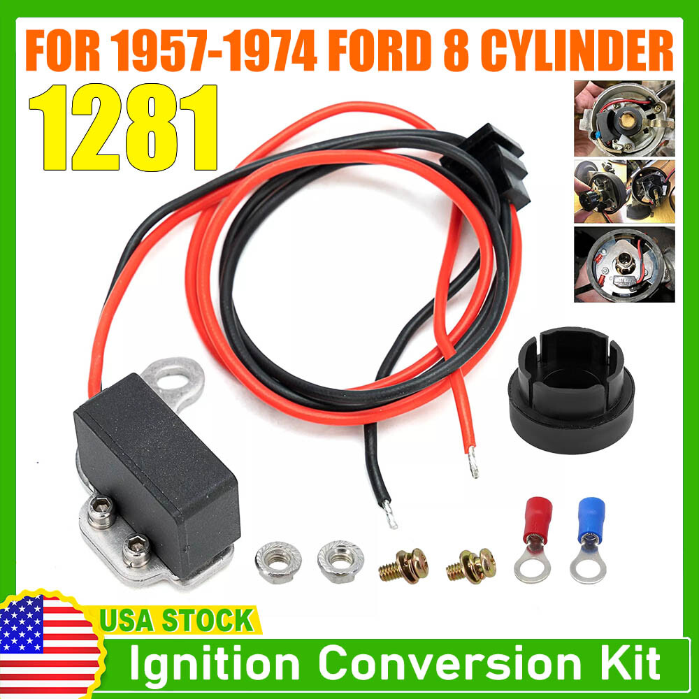 For Ford V8 Pertronix 1281 Ignition Points-to-Electronic Conversion Kit Ignitor✅