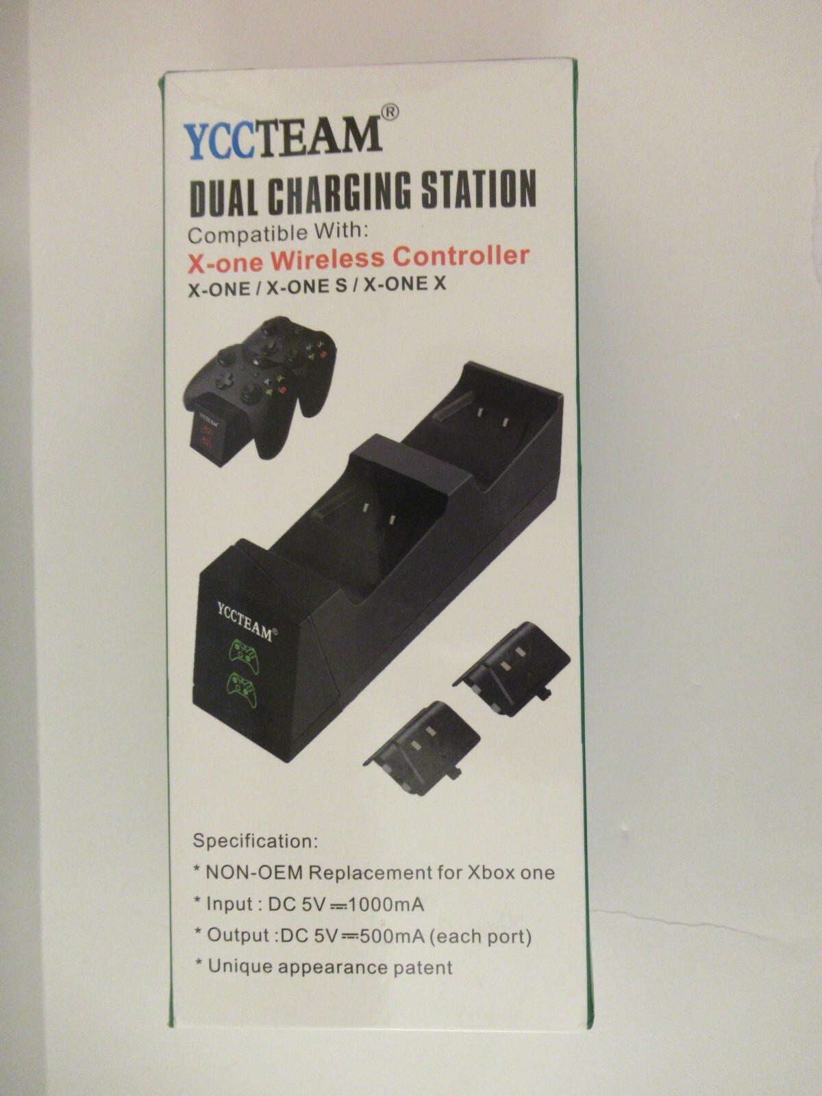 YCCTeam Dual Charging Station Compatible With X-One Wireless Controller New