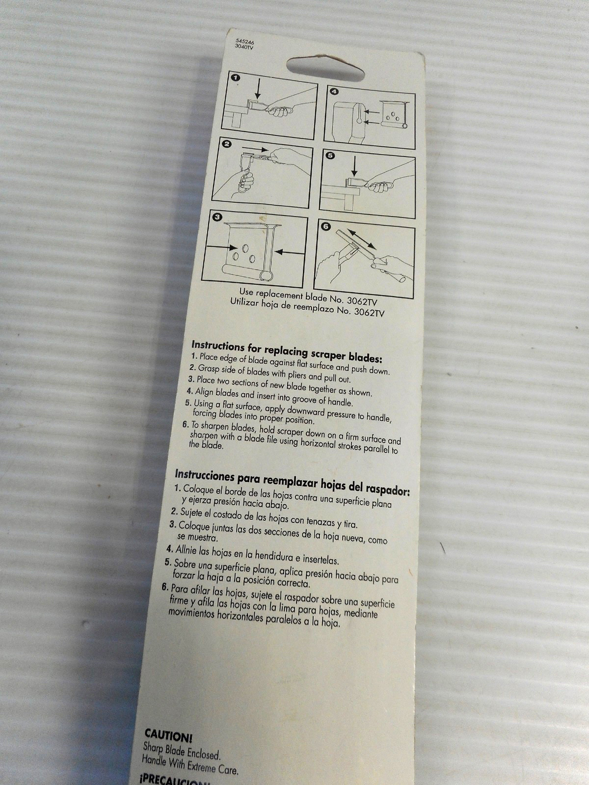 FURNITURE MOLDING SCRAPER PAINT + VARNISH PUTTY REMOVAL TOOL