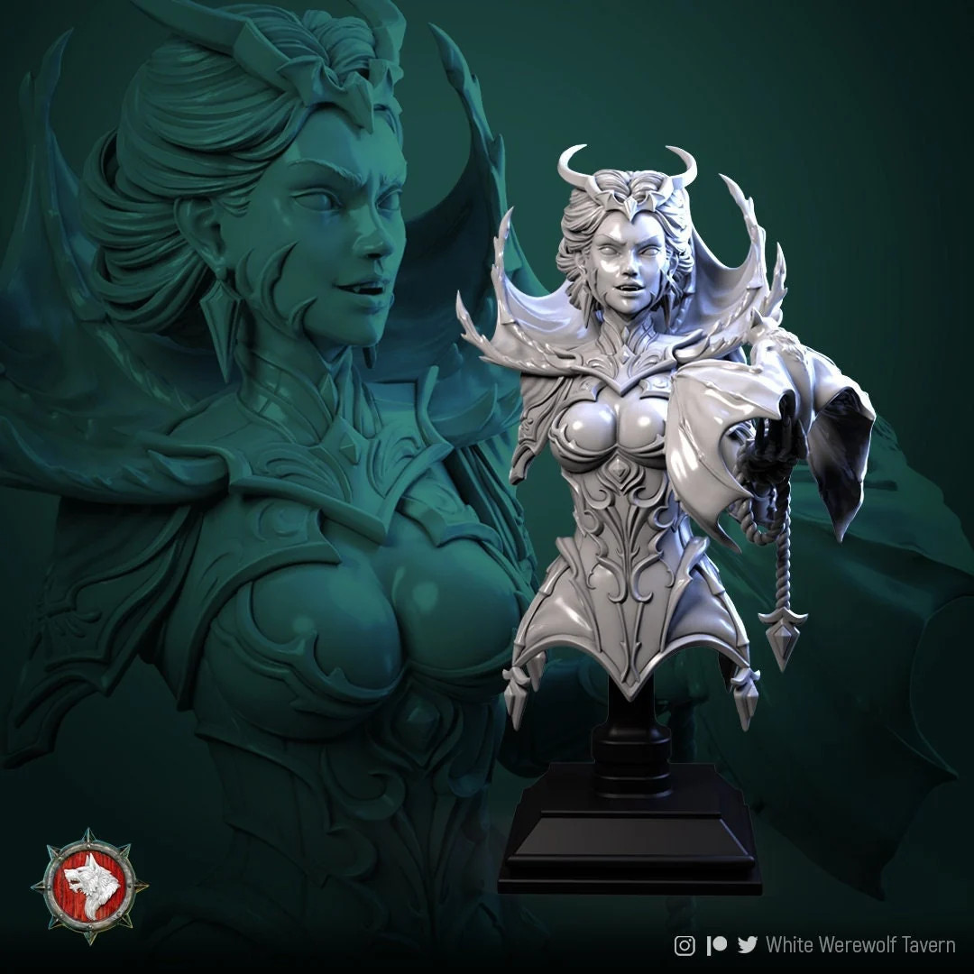 Mistress of Blood - Resin Display Bust