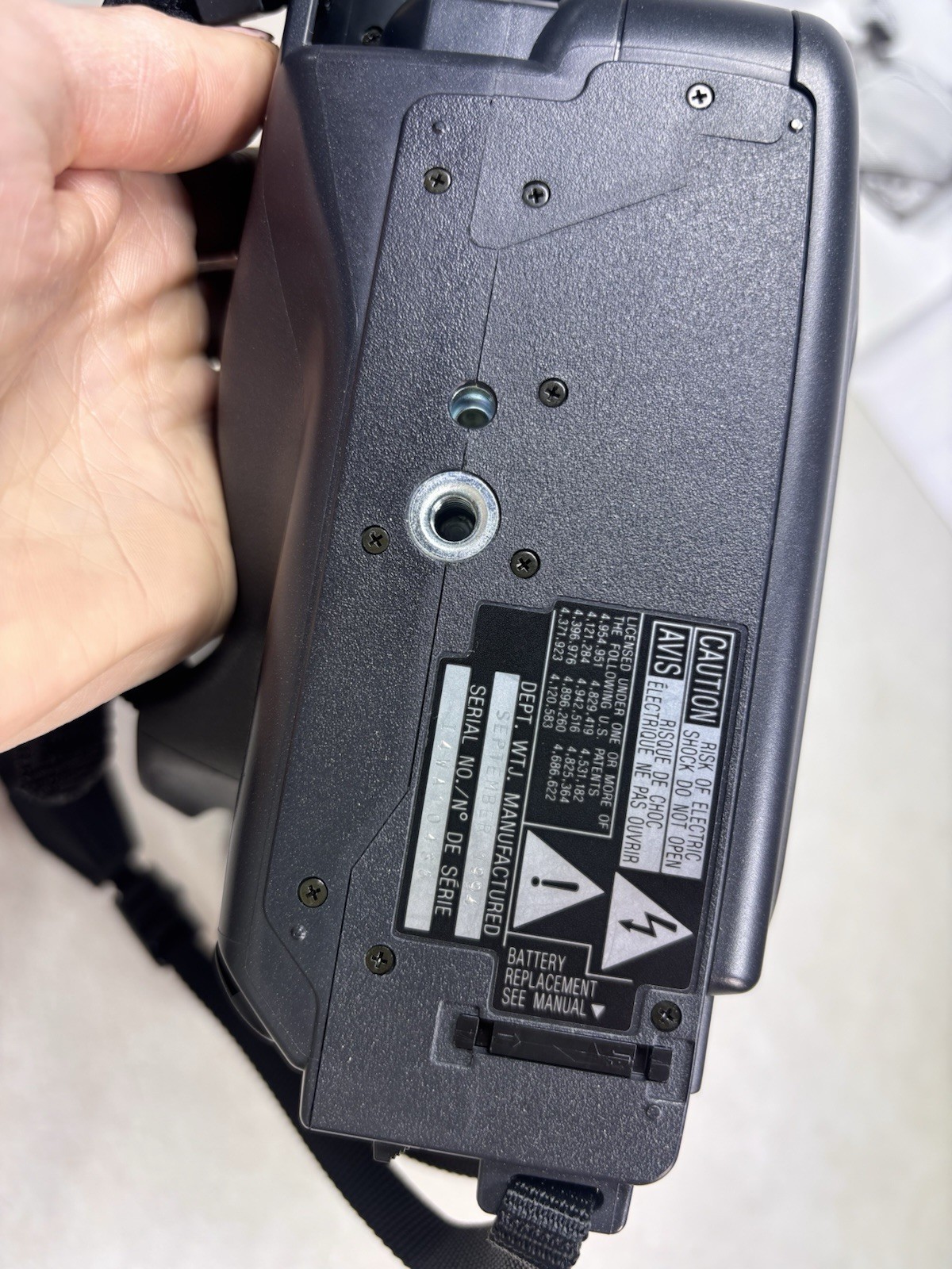 Panasonic Palmcorder IQ Intelligent Camcorder /Instructions NO BATTERY UNTESTED