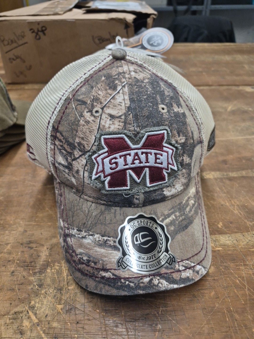 Mississippi State Real Tree Camo Adjustable Mesh Hat NWT