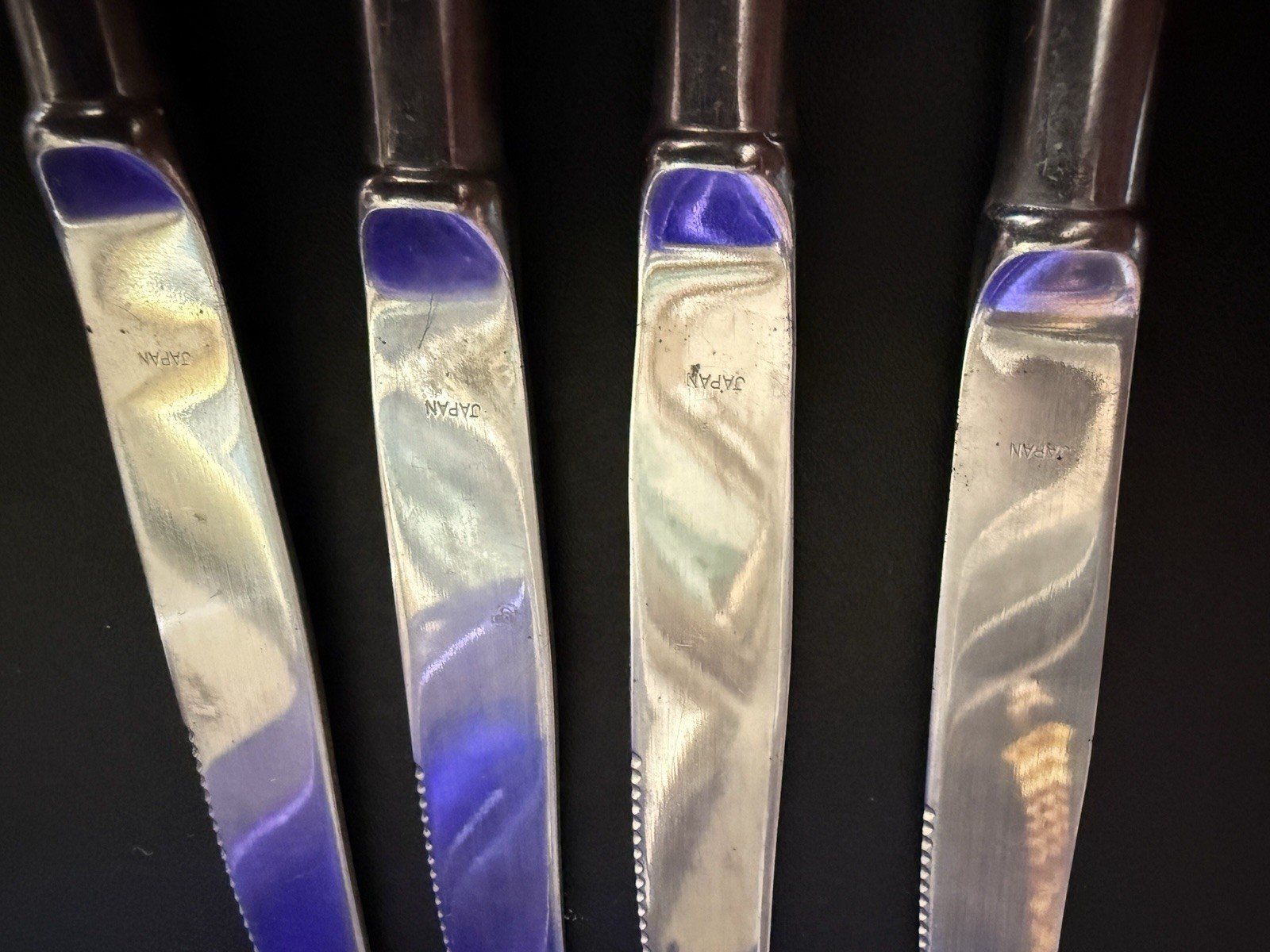 SET 4 STEAK KNIVES! Vintage , Japan