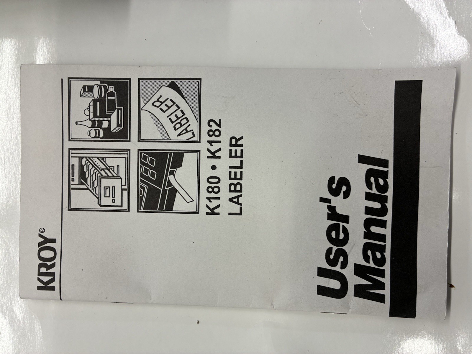 Kroy K182 Label Maker Bundle With Cartridges