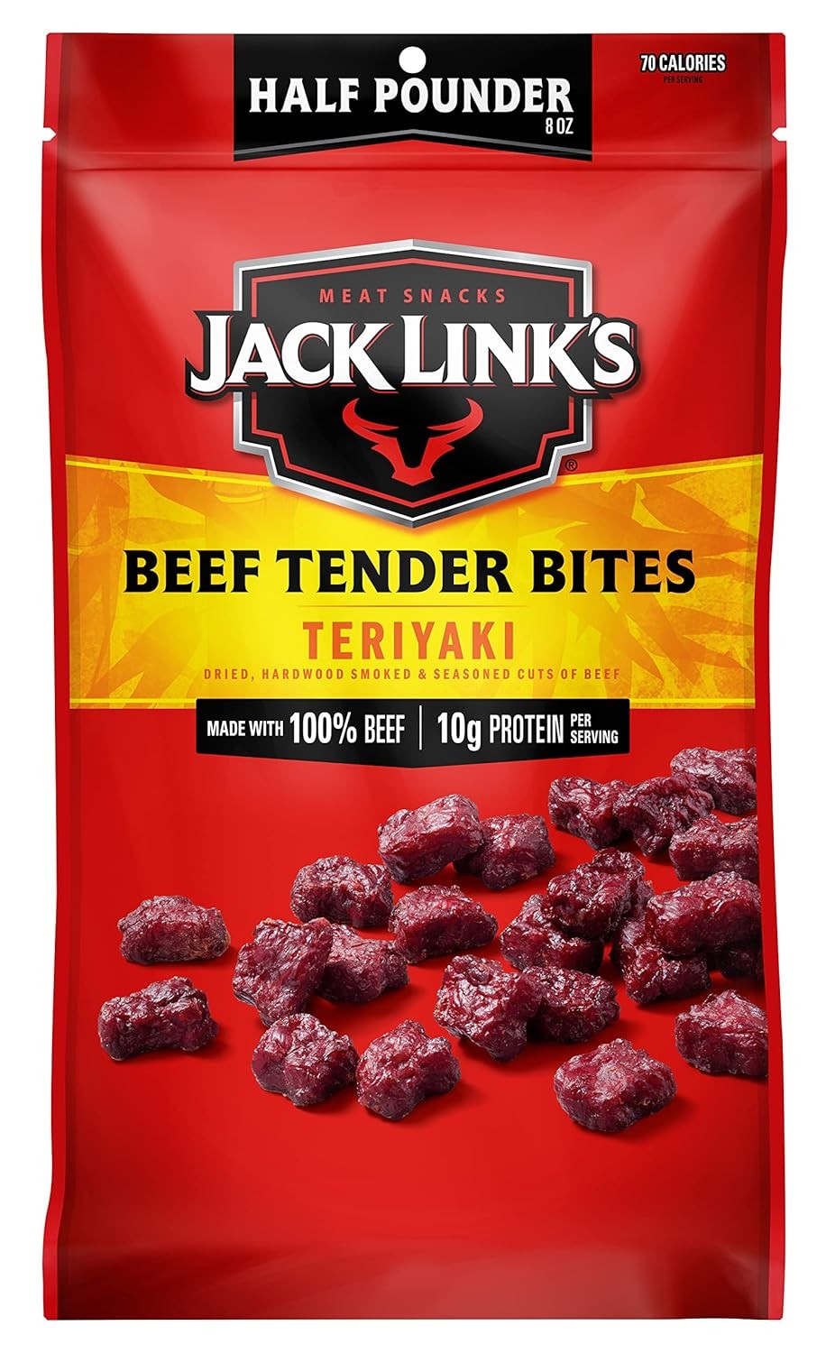 Jack Link's Beef Tender Bites, Teriyaki, ½ Pounder Bag -