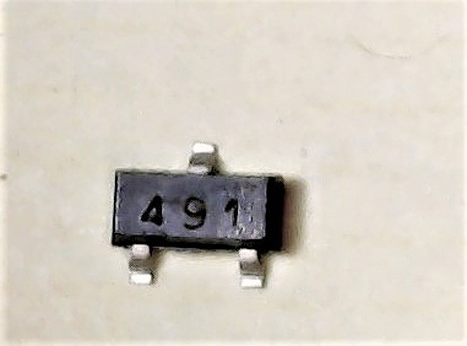 25 Pieces of ZETEX FMMT491TA NPN Transistor 60V 1A SOT-23-3 Cut Tape