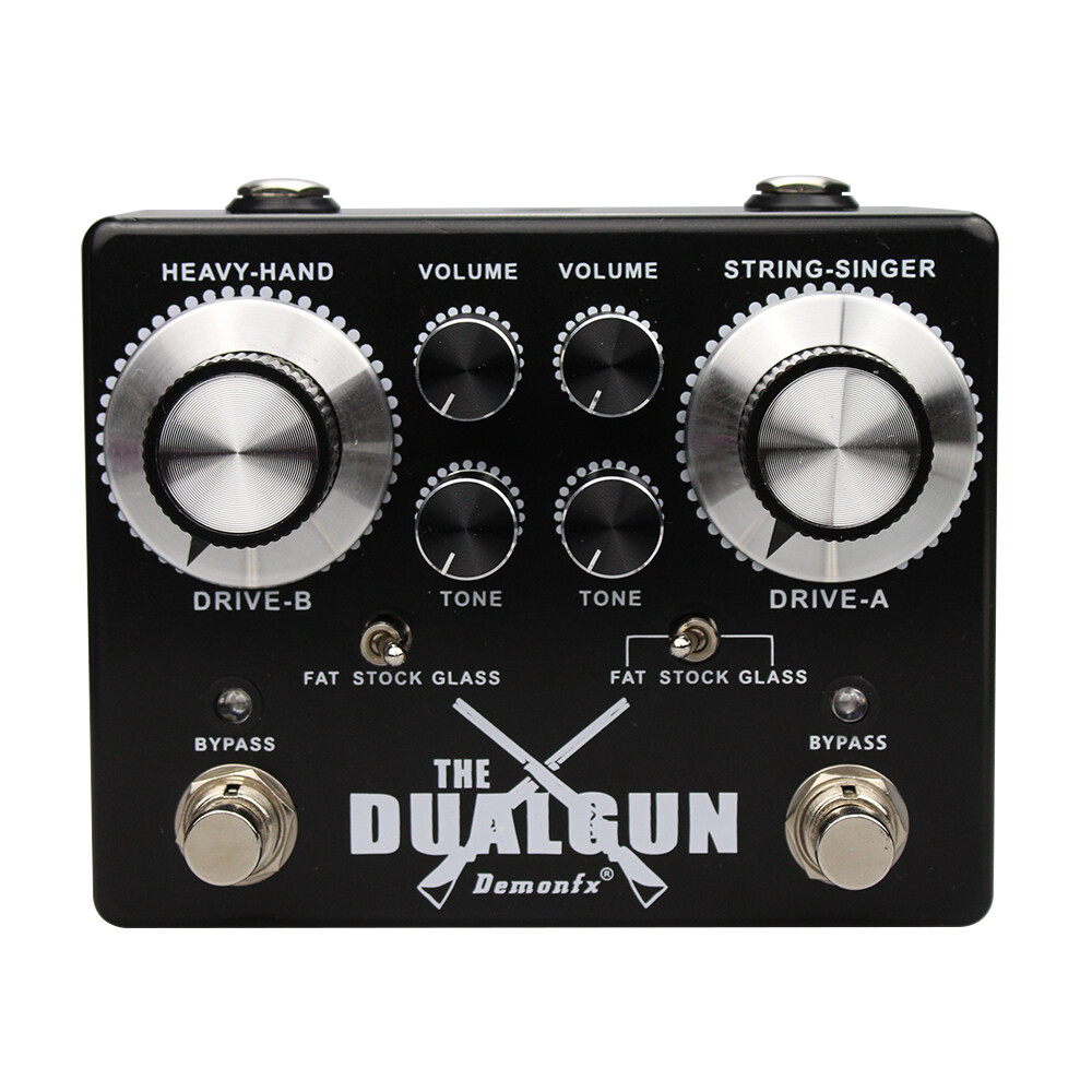 Demonfx  Dual Gun 2 Channel Blues/Rock Overdrive Numerous set Options US Ship!