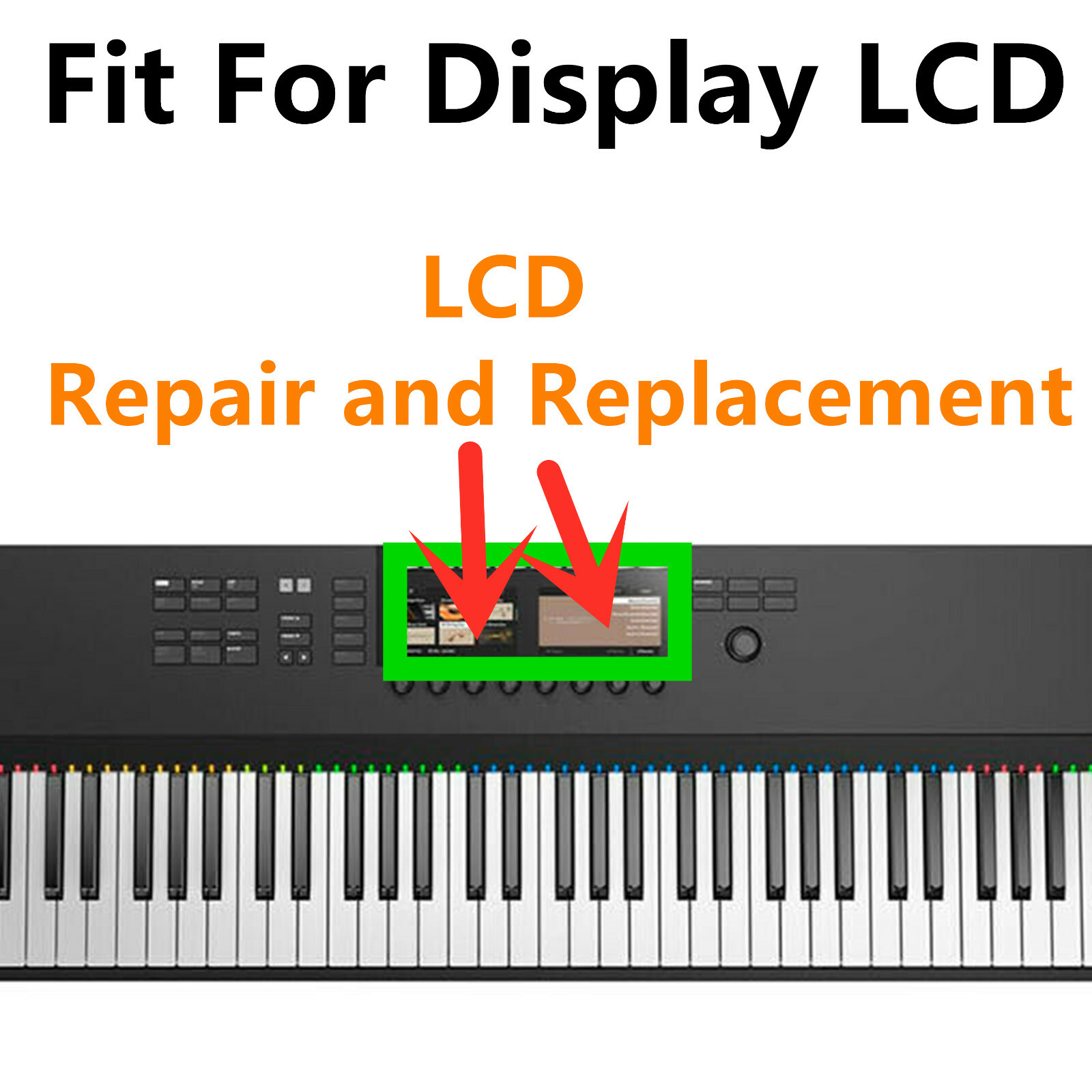LCD Fit For Native Instruments Komplete Kontrol S88 Mk2 Screen replacement