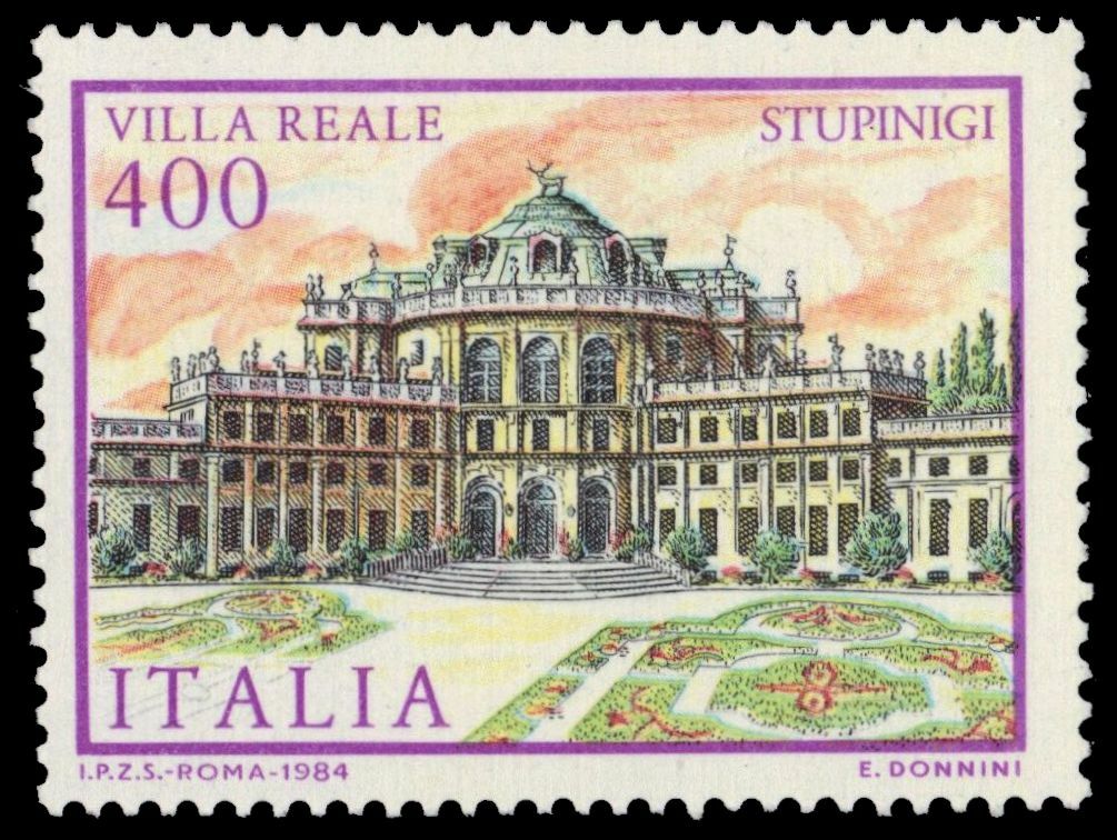 ITALY 1608 - Architectural Heritage "Villa Reale, Stupinigi" (pf32570)