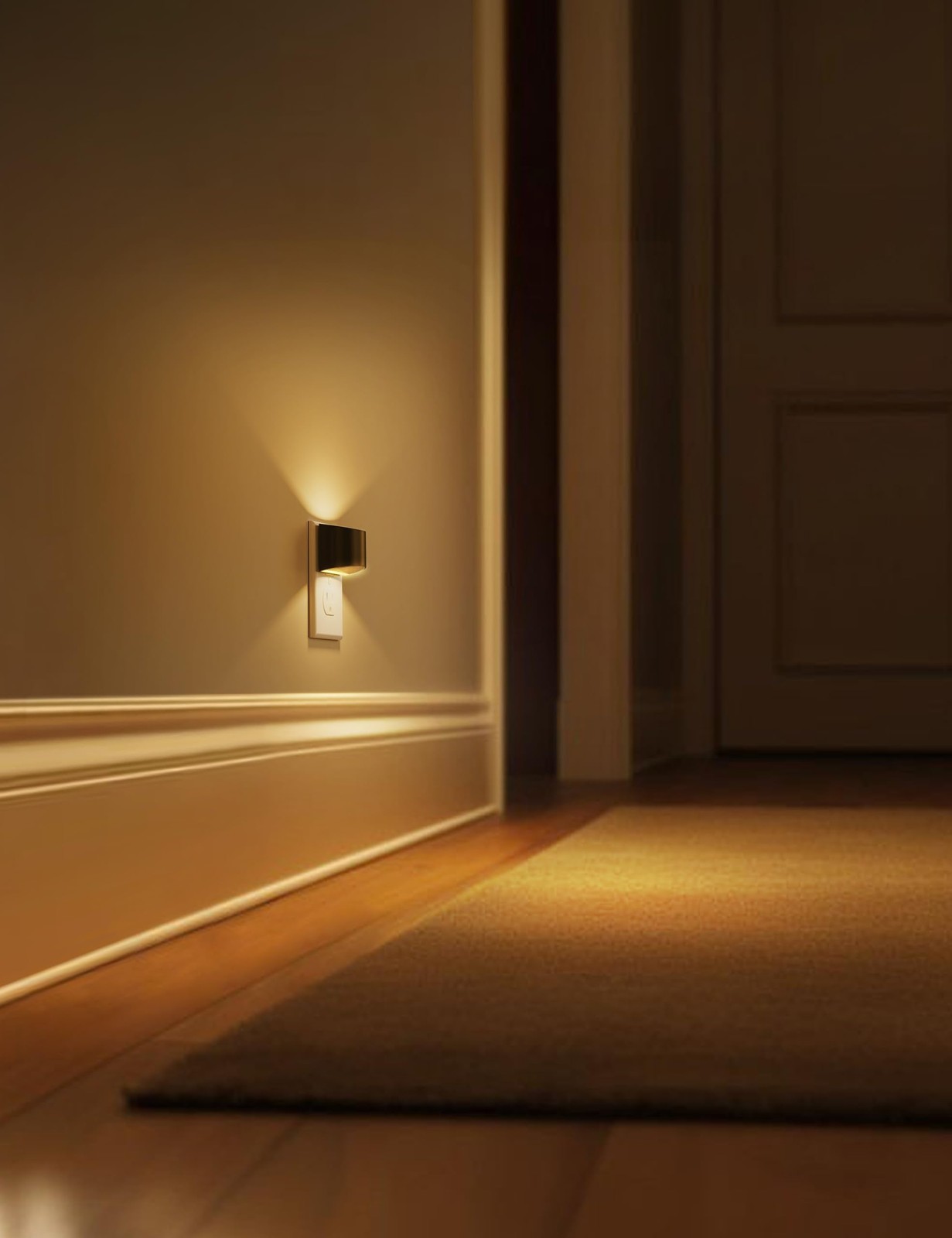 Night Lights Plug into Wall 2 Pack, Dusk to Dawn Sensor Nightlight, Brightnes...