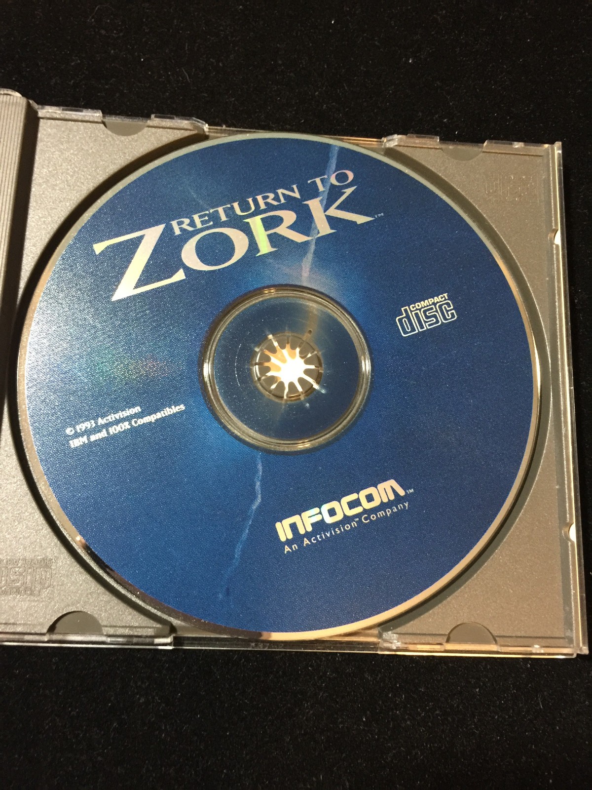 Return to Zork PC Game CD-ROM Disc. DOS. (Infocom, 1993)