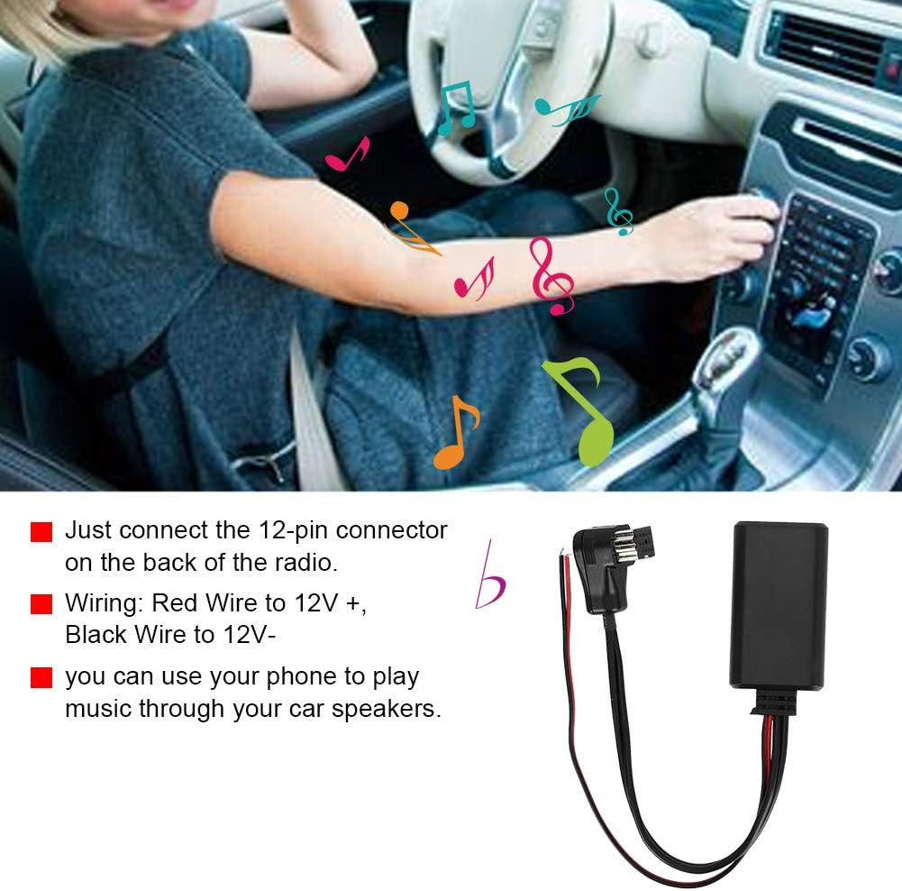 Car Bluetooth Adapter, Bluetooth AUX Adapter Car for Audio Stereo Module