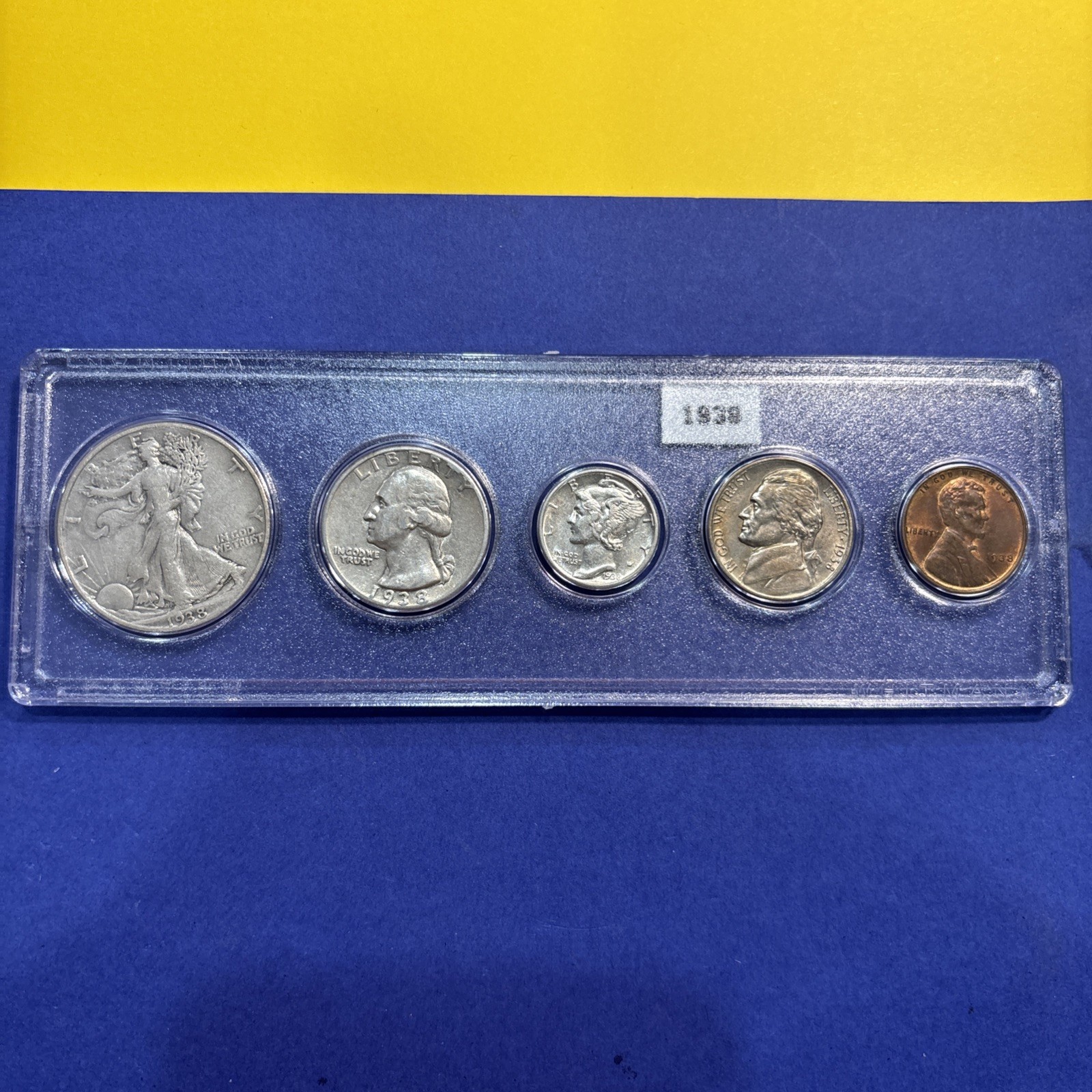 1938 U.S. Mint Affordable Coin Set Good Investment! 90% Silver! Nice Coins!