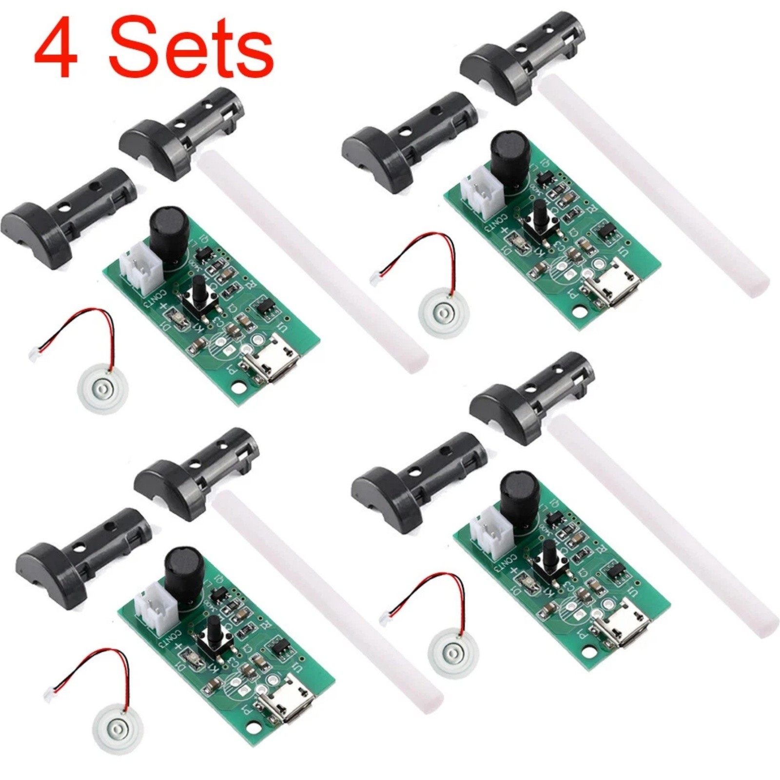 For Air Fogger Device 4PCS USB Mist Maker Driver Board Atomizer Set High Quality