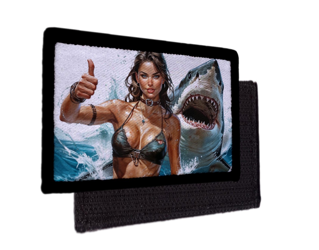 Stay Positive Shark Attack Patch Morale Tactical Hook [sub]