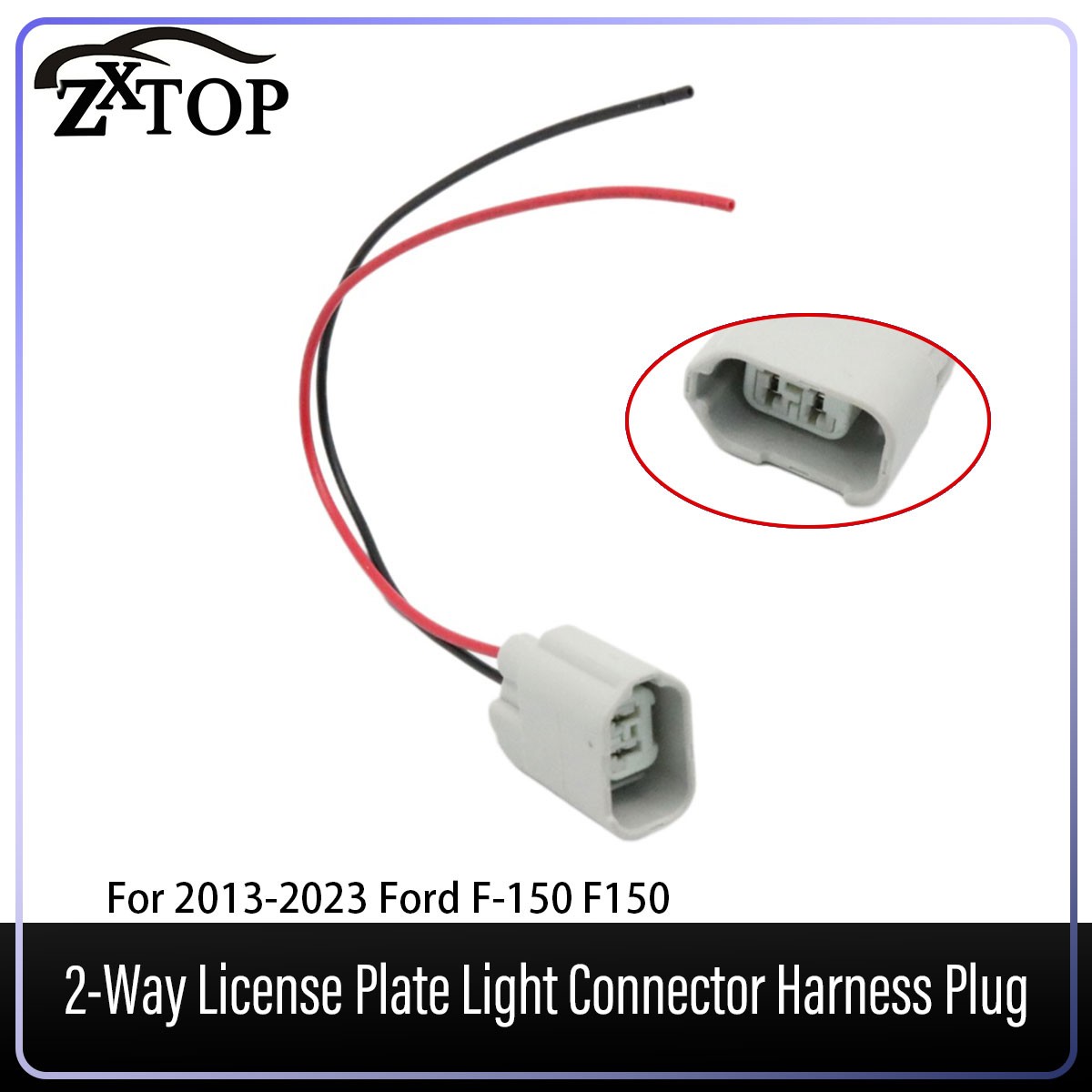 2-Way Side Marker Light Connector Harness Plug For 2008-2019 Ford Taurus