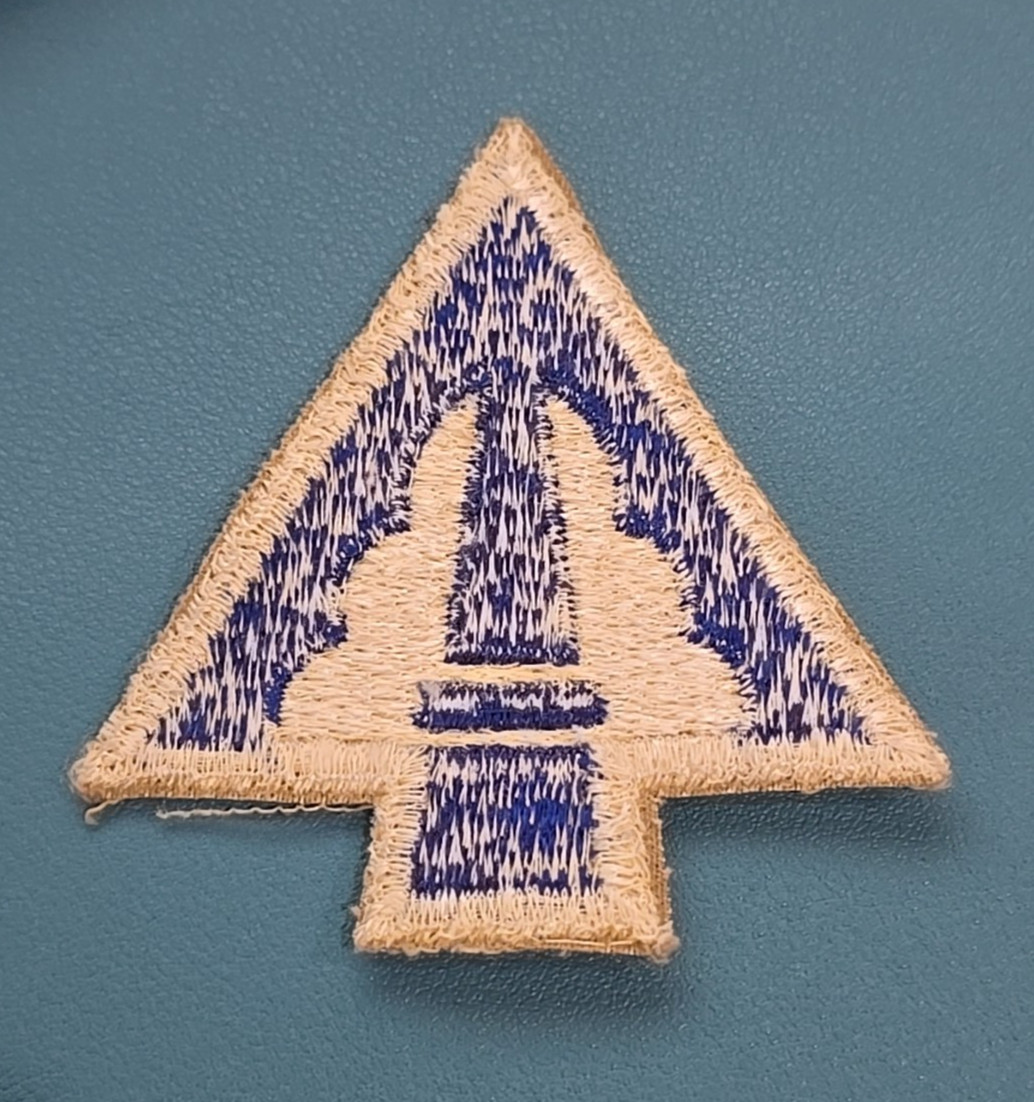 22nd Us Army Corps Patch-Original WWll Cut Edge-Snow Back-No Glow*
