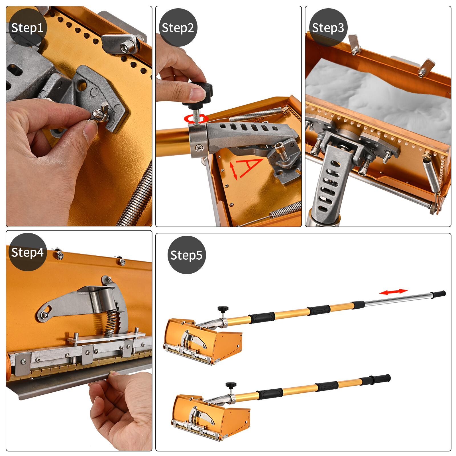 9 inch Mud Compound Putty Drywall Flat Finishing Box Tool with Box Handle New