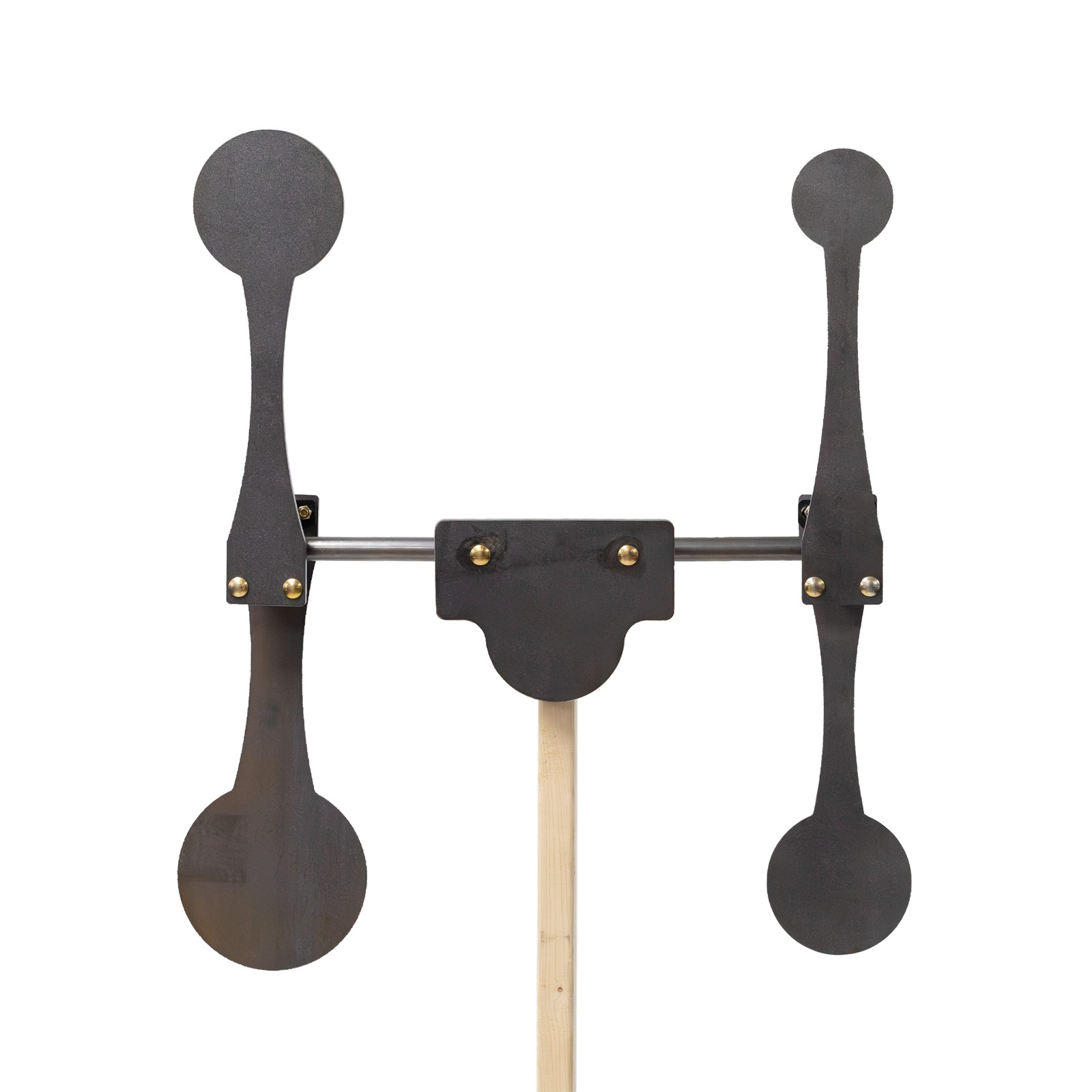 Dual Spinner 3/8" AR500 Reactive Steel Target