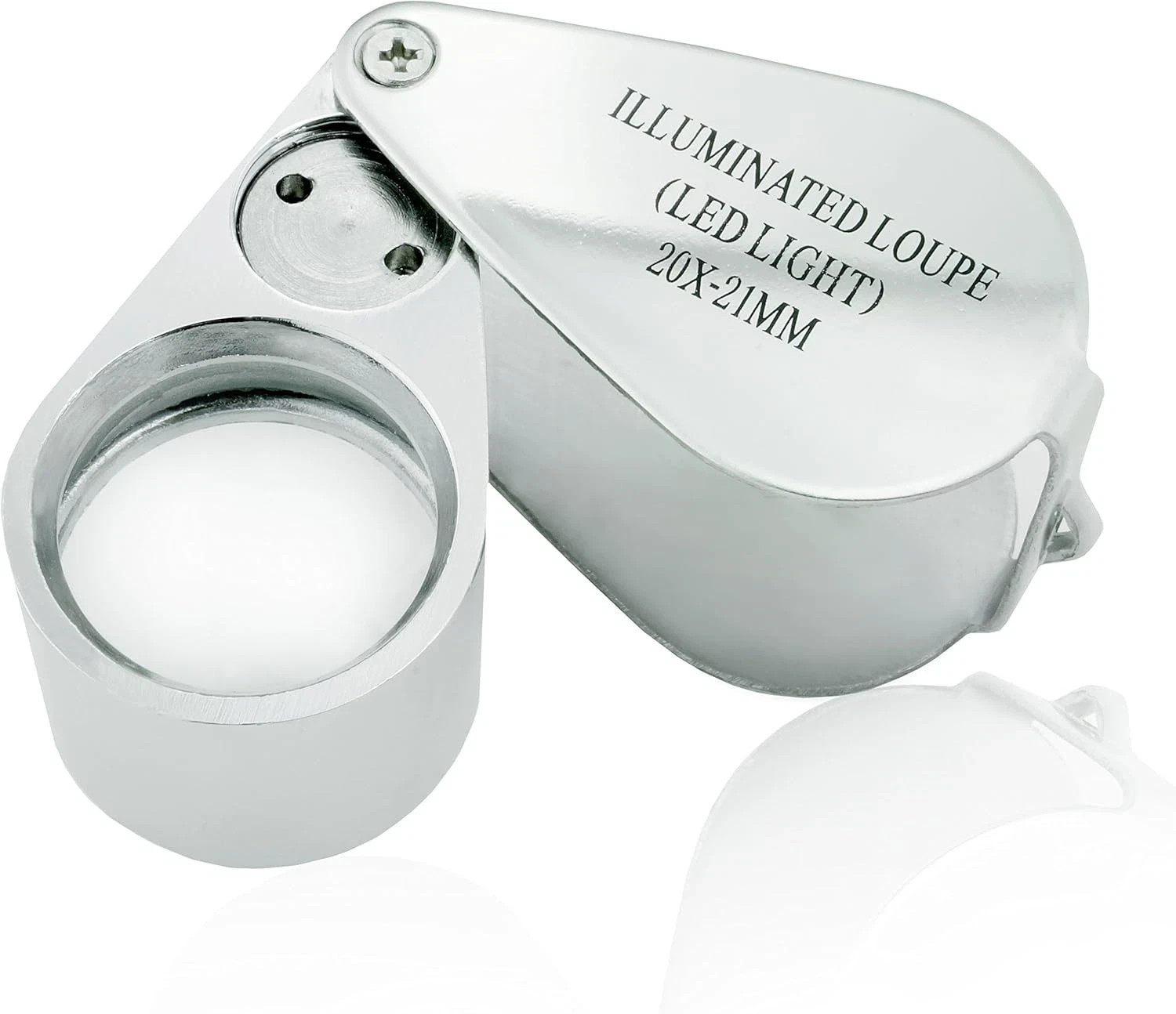 Loupe-LED Illuminated Jewelers Eye Loupe 20x, 21mm with Kare and 20x