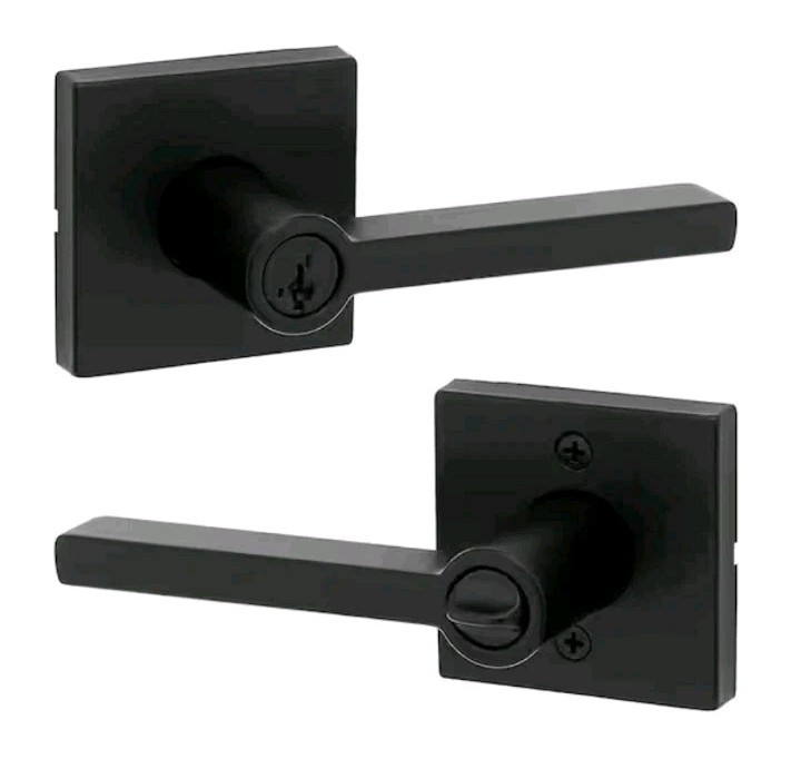 Kwikset Singapore Keyed Entry Single Cylinder Deadbolt SmartKey Matte Blk **READ