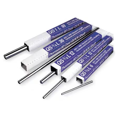 Thomson Qs 3/4 L 72 Linear Shaft, 3/4 In D, Carbon Steel