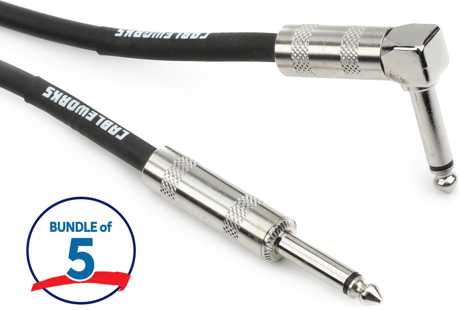 Gator Cableworks Backline Series Instrument Cable (5 Pack) - 30 foot