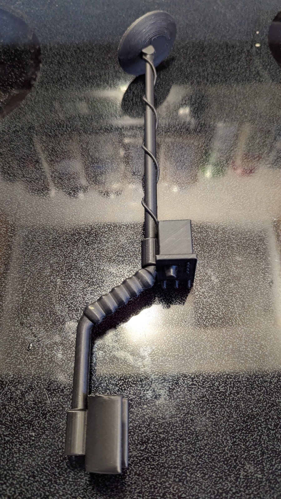 Custom 3D Printed Metal Detector Black Plastic For Detectorists