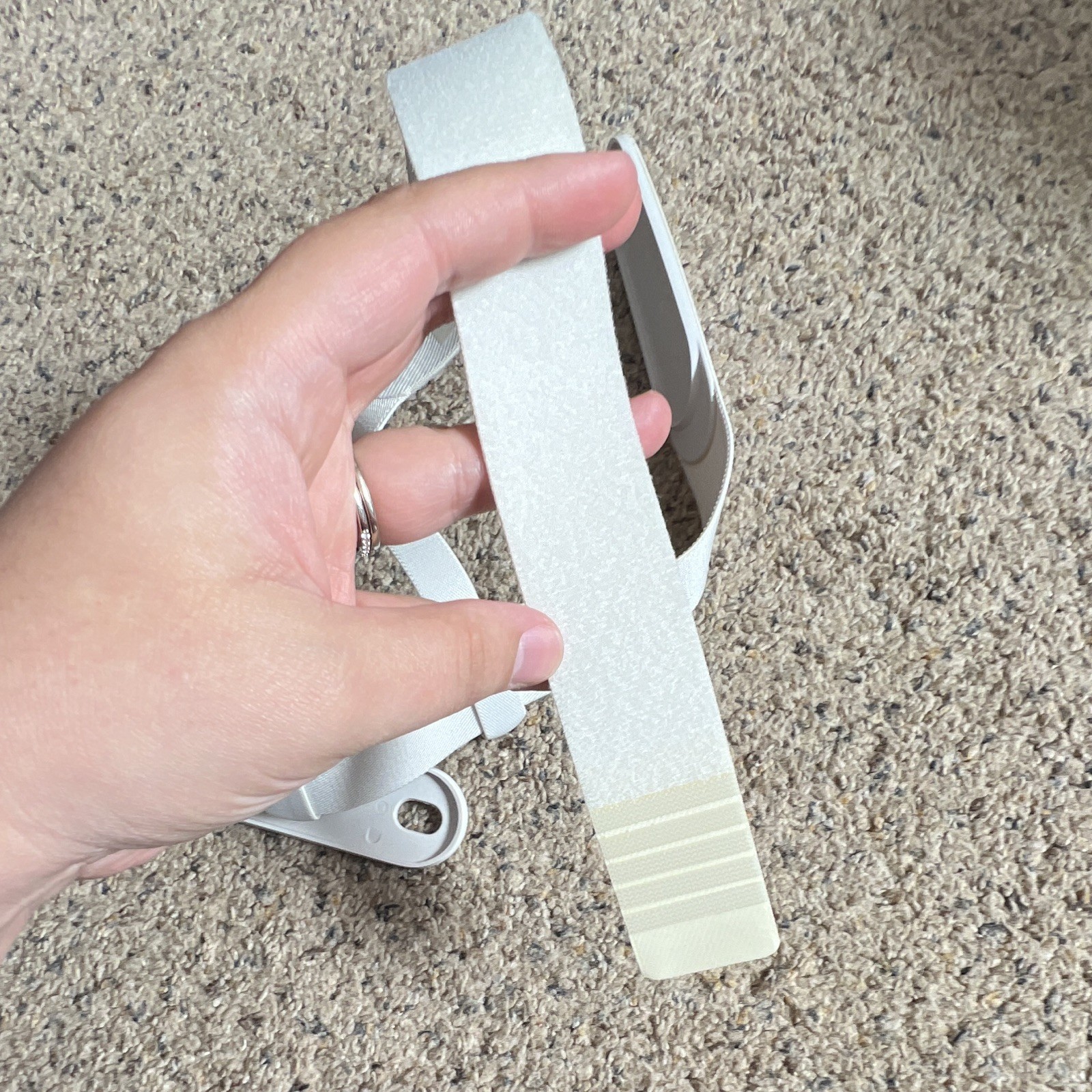 White VR Headset Replacement Head Strap, Adjustable Support Strap for Headset