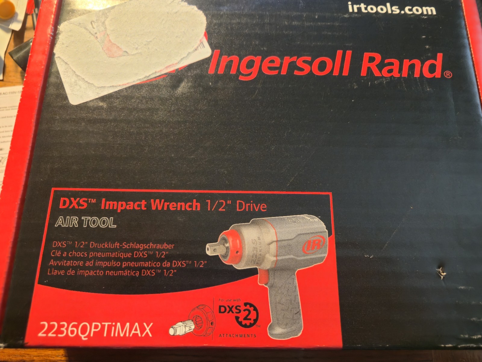 Ingersoll Rand 2236QTIMAX DXS 1/2" Air Impact Wrench MADE IN USA