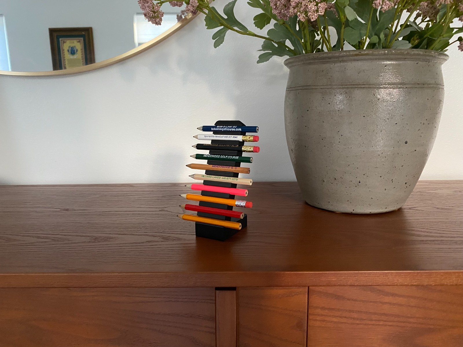 Golf Pencil Display Stand Holds 10 Golf Pencils
