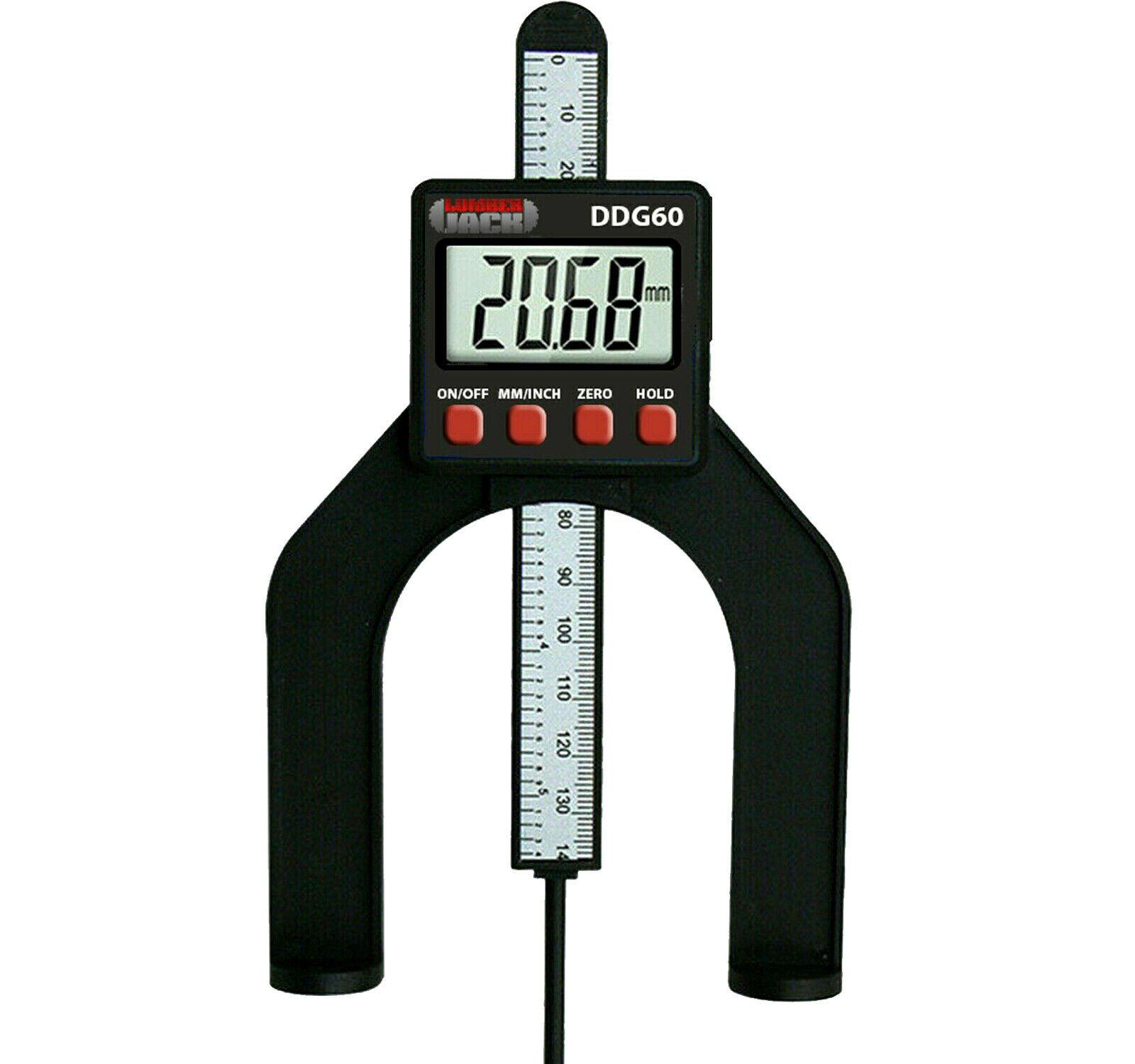 Digital Depth Gauge LCD Display 0- 85mm 60mm Jaw for Routers Table & Saws