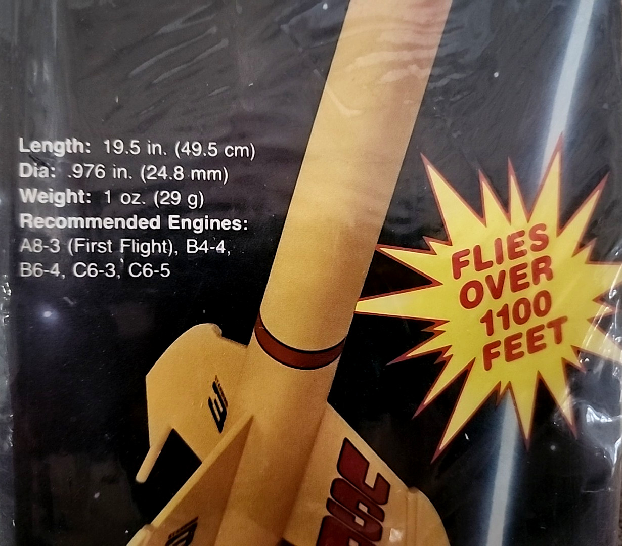 Estes Starbird #1954 NOS. OOP. Vintage! Flying Rocket Model Kit Free Shipping!