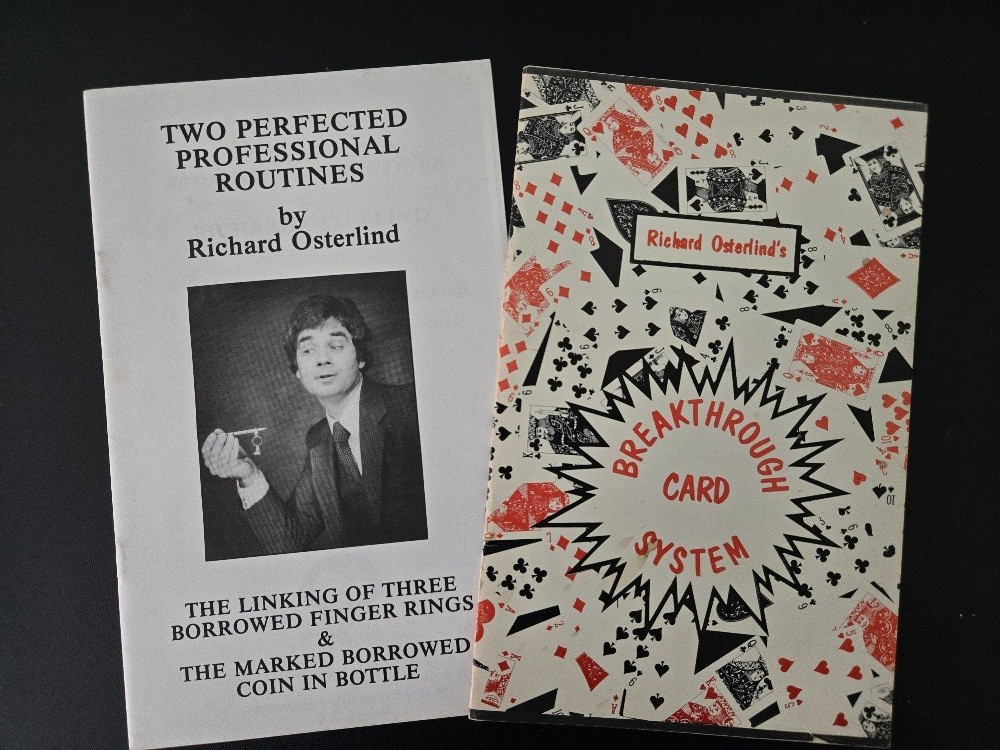Two First Edition, Early Booklets by Richard Osterlind