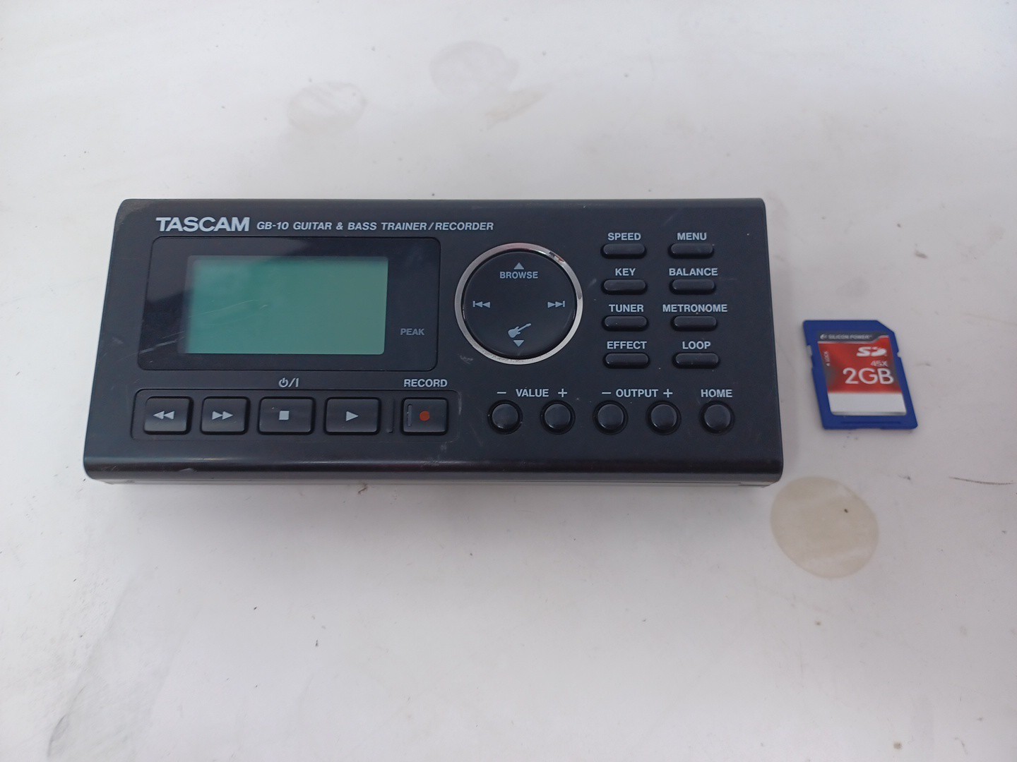 Tascam GB-10 Black| Portable Guitar & Bass Trainer Recorder **READ*