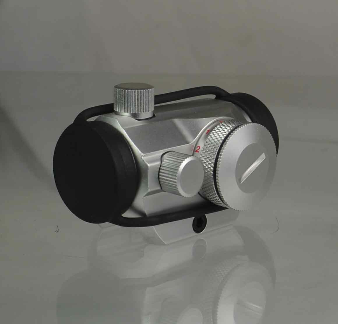 New Compact Mini Red and Green Dot Sight Weaver 1 Bolt Mount Anodized Silver