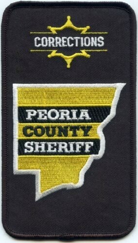Peoria County IL Corrections non shield shape patch
